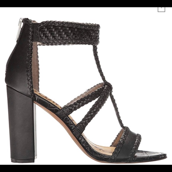 Sam Edelman Shoes - Sam Edelman Yordana Black Braided Sandals size 7